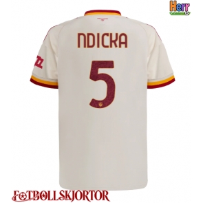 AS Roma Evan Ndicka #5 Bortatröja 2026-27 Kortärmad